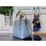 Louis Vuitton LV Women Reade PM Sky Blue Monogram Vernis Embossed Cowhide Leather M24144 - immagine 4