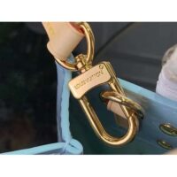 Louis Vuitton LV Women Reade PM Sky Blue Monogram Vernis Embossed Cowhide Leather M24144 (4)