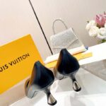 Louis Vuitton LV Women Sparkle Pump Black Calf Leather Elasticized 6.5 Cm Heel - Image 6