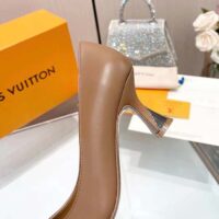 Louis Vuitton LV Women Sparkle Pump Brown Calf Leather Elasticized 6.5 Cm Heel (7)