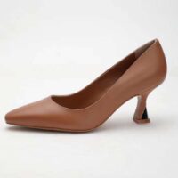 Louis Vuitton LV Women Sparkle Pump Brown Calf Leather Elasticized 6.5 Cm Heel (7)