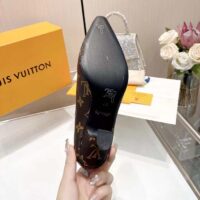 Louis Vuitton LV Women Sparkle Pump Brown Monogram Flower Canvas Elasticized 6.5 Cm Heel (6)