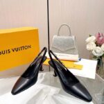 Louis Vuitton LV Women Sparkle Slingback Pump Black Calf Leather Elasticized 6.5 Cm Heel - Bild 2
