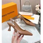 Louis Vuitton LV Women Sparkle Slingback Pump Sandy Calf Leather Elasticized 6.5 Cm Heel - Image 7