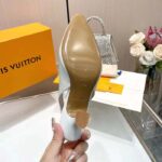 Louis Vuitton LV Women Sparkle Slingback Pump White Calf Leather Elasticized 6.5 Cm Heel - Image 8