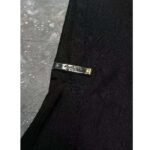 Louis Vuitton Women LV Mini Monogram Silk Blend Short-Sleeved Shirt Black 1ABJL3 – Image 9