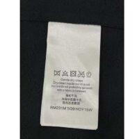Louis Vuitton Men LV Mini Monogram Silk Blend Short-Sleeved Shirt Black 1ABJL3 (1)