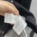 Louis Vuitton Men LV RUNWAY Embroidered Denim Overshirt Oversized Fit Indigo Cotton 1AFHVF - Imagen 10