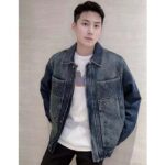 Louis Vuitton Men LV Workwear Denim Jacket Regular Fit Monogram Indigo Cotton 1ABJ7A - immagine 11