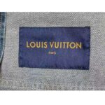 Louis Vuitton Men LV Workwear Denim Jacket Regular Fit Monogram Indigo Cotton 1ABJ7A - immagine 9