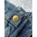 Louis Vuitton Men LV Workwear Denim Jacket Regular Fit Monogram Indigo Cotton 1ABJ7A - immagine 7