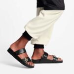 Louis Vuitton Unisex LV Bom Dia Flat Comfort Mule Black Monogram Lamb Leather 1ABVNC – Bild 10