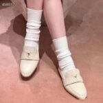 Louis Vuitton Unisex LV Capri Open Back Loafer White Calf Leather 1AC7OQ – Bild 13