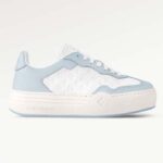 Louis Vuitton Unisex LV Groovy Platform Sneaker Blue Monogram Calf Leather 1ACL28
