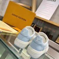 Louis Vuitton Unisex LV Groovy Platform Sneaker Blue Monogram Calf Leather 1ACL28 (1)