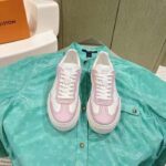 Louis Vuitton Unisex LV Groovy Platform Sneaker Pink Monogram Calf Leather 1ACL1S - Image 3