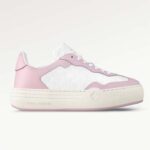 Louis Vuitton Unisex LV Groovy Platform Sneaker Pink Monogram Calf Leather 1ACL1S