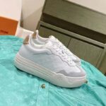 Louis Vuitton Unisex LV Groovy Platform Sneaker White Monogram Calf Leather 1ACHGK - Image 2