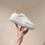 Louis Vuitton Unisex LV Groovy Platform Sneaker White Monogram Calf Leather 1ACHGK - Image 6