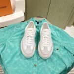 Louis Vuitton Unisex LV Groovy Platform Sneaker White Monogram Calf Leather 1ACHGK - Image 4