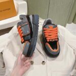 Louis Vuitton Unisex LV Trainer Maxi Sneaker Black Lasered Monogram Canvas 1ACF6I - Imagen 8