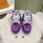 Louis Vuitton Unisex LV Trainer Maxi Sneaker Purple Lasered Monogram Canvas 1ACF72 – Bild 4