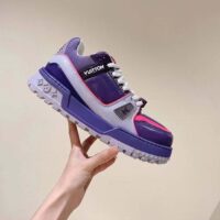 Louis Vuitton Unisex LV Trainer Maxi Sneaker Purple Lasered Monogram Canvas 1ACF72 (6)