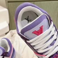 Louis Vuitton Unisex LV Trainer Maxi Sneaker Purple Lasered Monogram Canvas 1ACF72 (6)