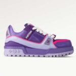 Louis Vuitton Unisex LV Trainer Maxi Sneaker Lila gelasertes Monogramm Canvas 1ACF72