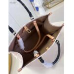 Louis Vuitton Unisex OnTheGo MM Tote Monogram Dune Coated Canvas Cowhide Leather M46912 - Bild 6