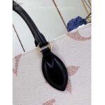 Louis Vuitton Unisex OnTheGo MM Tote Monogram Dune Coated Canvas Cowhide Leather M46912 - Bild 8