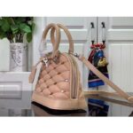 Louis Vuitton Women LV Alma BB Beige Lambskin Cowhide-Leather M24153 - Image 4