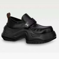 Louis Vuitton Women LV Archlight 2.0 Platform Loafer Black calf leather 1ABIJZ (11)
