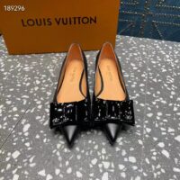 Louis Vuitton Women LV Blossom Flat Ballerina Black Patent Leather (2)
