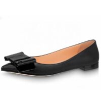 Louis Vuitton Women LV Blossom Flat Ballerina Black Patent Leather (2)