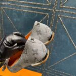 Louis Vuitton Women LV Blossom Flat Ballerina Grey Glitter Leather - Image 9