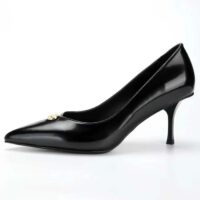 Louis Vuitton Women LV Blossom Pump Black Lambskin Leather 7.5 CM Heel