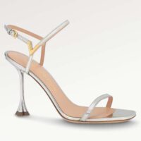 Louis Vuitton Women LV Blossom Sandal White Patent Calf Leather (2)