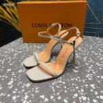 Louis Vuitton Women LV Blossom Sandal White Patent Calf Leather - Image 9