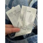 Louis Vuitton Women LV Damier Denim Skirt Cotton Blue Regular Fit 1AFGP2 - Bild 11