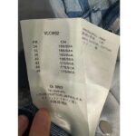 Louis Vuitton Men LV Damier Jeans Skirt Cotton Blue Regular Fit 1AFGNR - Image 12