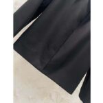 Louis Vuitton Women LV Embellished Wool Blouson Regular Fit Black 1AF997 - Image 6