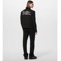 Louis Vuitton Women LV Embellished Wool Blouson Regular Fit Black 1AF997 (6)