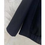 Louis Vuitton Women LV Embellished Wool Blouson Regular Fit Black 1AF997 - Image 10