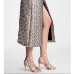 Louis Vuitton Women LV Met Sandal Nude Pink Satin Leather 1ACAJ2 - Image 11