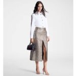 Louis Vuitton Women LV Met Sandal Nude Pink Satin Leather 1ACAJ2 - Image 12