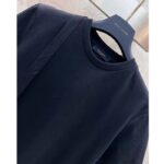 Louis Vuitton Men LV Monogram Accent Lavaliere T-Shirt Cotton Black - Image 5