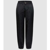 Louis Vuitton Women LV Monogram Jogging Pants Black Regular Fit 1AFHNP (3)