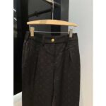 Louis Vuitton Women LV Monogram Jogging Pants Black Regular Fit 1AFHNP – Bild 3