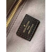 Louis Vuitton Women LV Neverfull MM Black Monogram Embossed Grained Cowhide Leather M58907 (9)